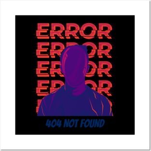 Human Error 404 04 Posters and Art